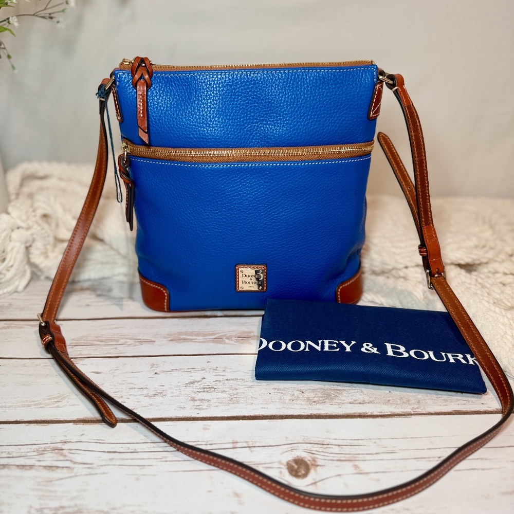 NWT Dooney & Bourke Pebble Grain Crossbody - French Blue